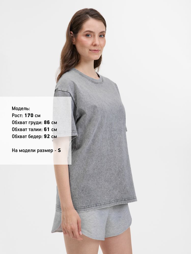 Футболка унисекс Berwi, серая Футболка унисекс Berwi, серая