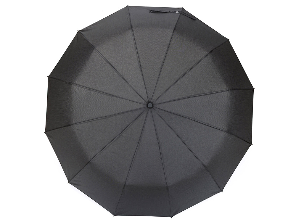 Зонт складной мужской TORBER, автомат, 3 сложения, черный, каркас сталь/файбергласс, эпонж, пластиковая ручка, диаметр 103 см Зонт складной мужской TORBER, автомат, 3 сложения, черный, каркас сталь/файбергласс, эпонж, пластиковая ручка, диаметр 103 см