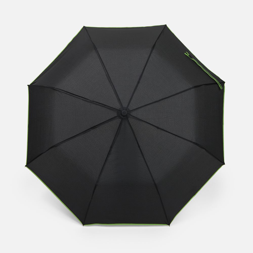 Зонт складной Edgeline, зеленое яблоко