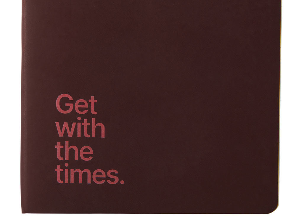 ЕЖЕДНЕВНИК недатированный А5- MEGAPOLIS FLEX QUATTRO (БОРДОВЫЙ) с УФ-печатью