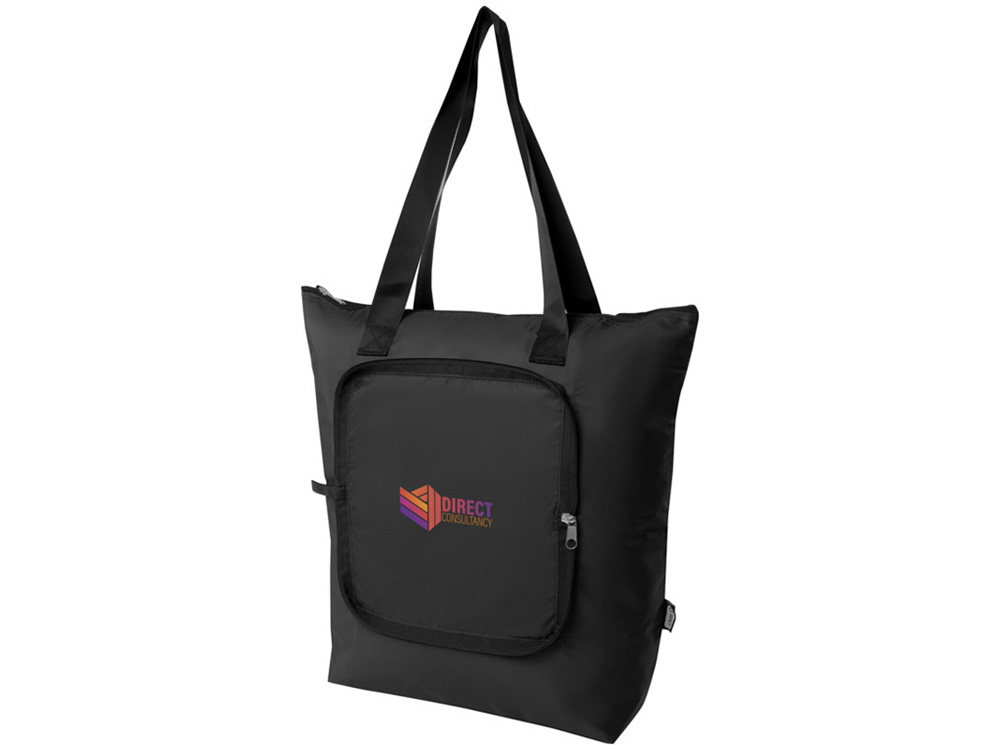 EcoFold Складная сумка-холодильник из RPET 15 л - Сплошной черный