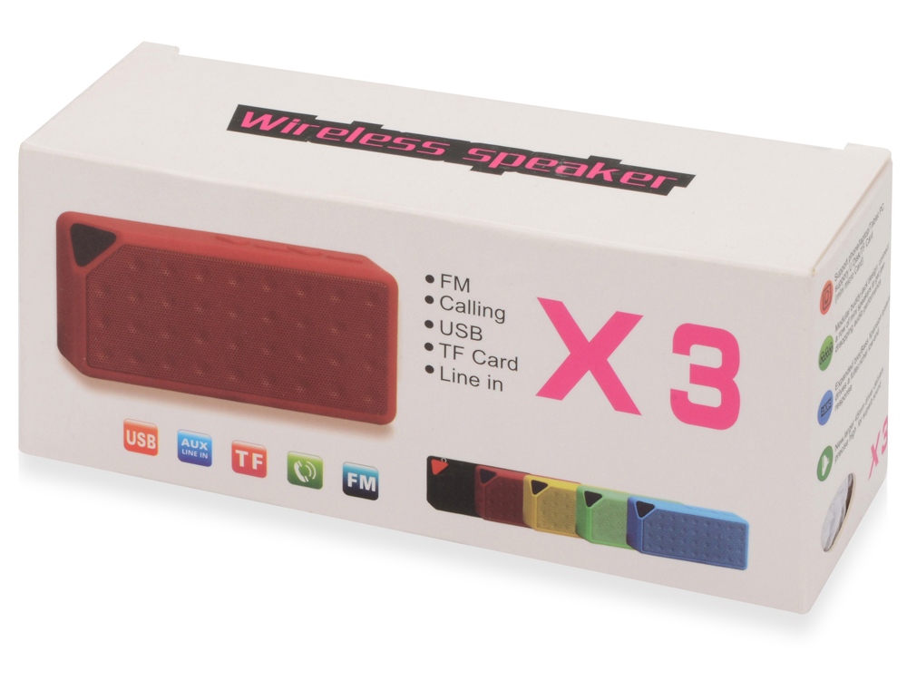 Портативная колонка Bermuda с функцией Bluetooth®, черный