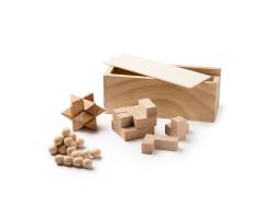 Набор головоломок Камушки из натурального дерева Набор головоломок Камушки из натурального дерева