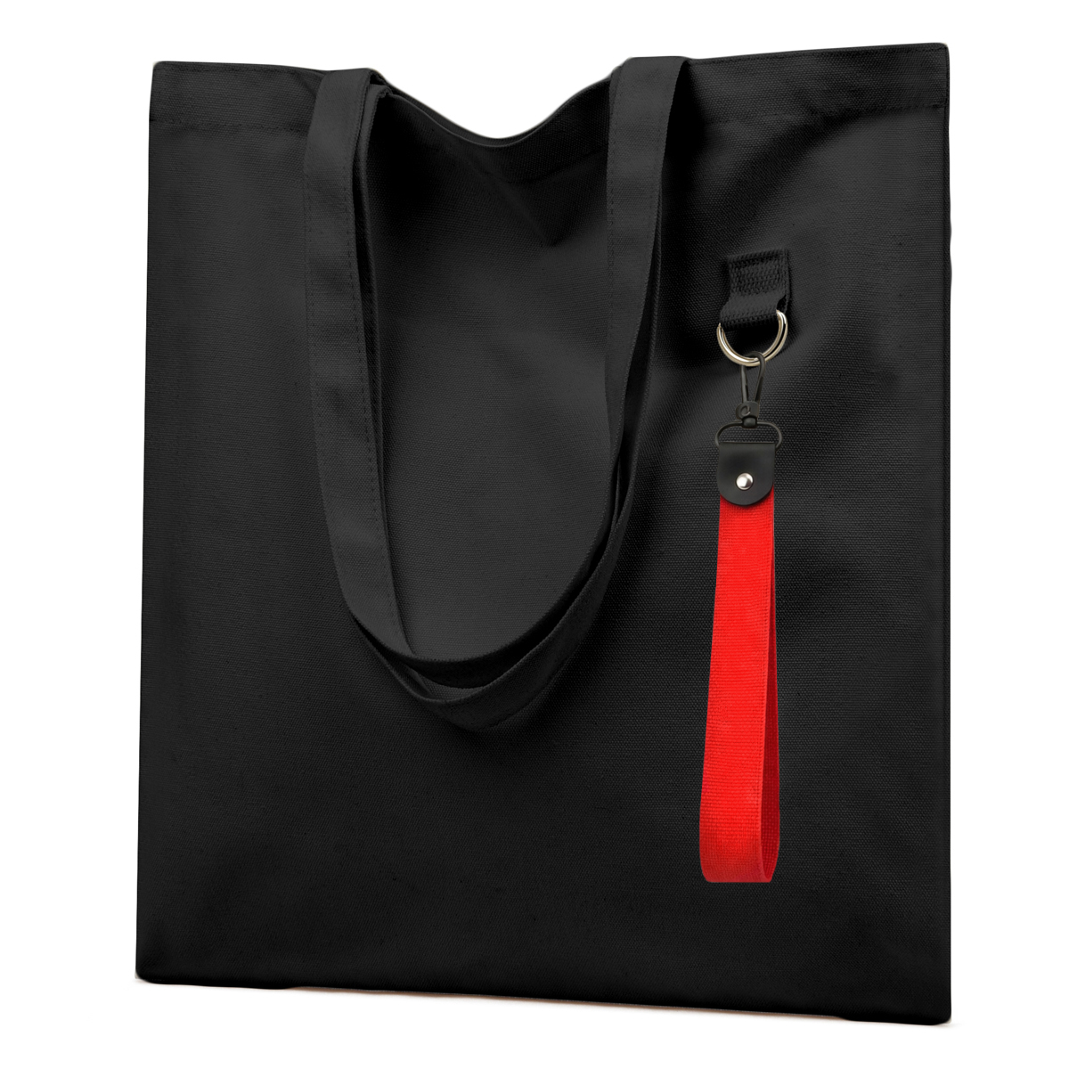 Сумка для покупок LUMISSA 325 г/м² с ремувкой, чёрный/красный Сумка для покупок LUMISSA 325 г/м² с ремувкой, чёрный/красный