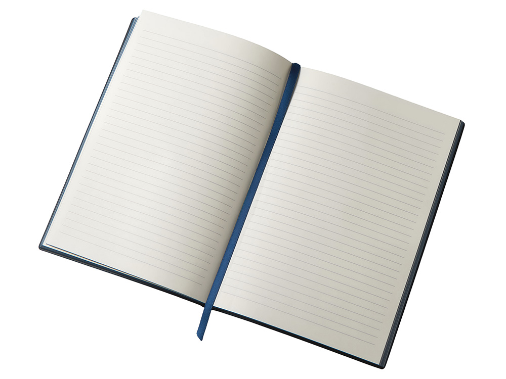 Блокнот C1 софт-тач, гибкая обложка, 128 листов, темно-синий