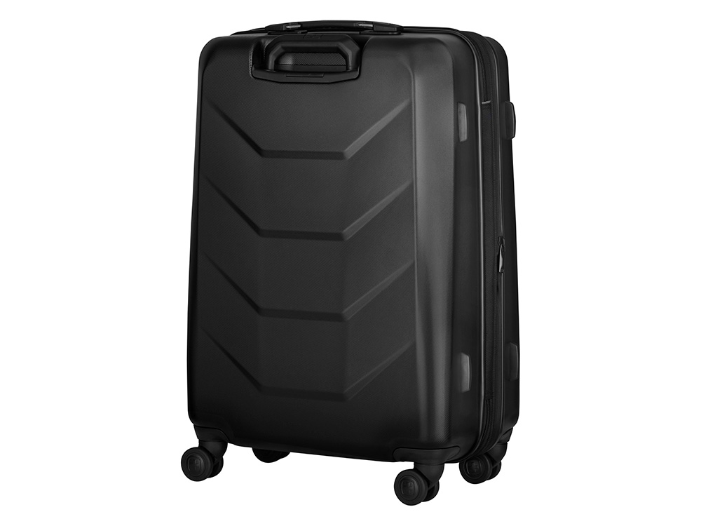 Чемодан WENGER Prymo, чёрный, средний, 45х65х26 см, 59 л, ABS+PC