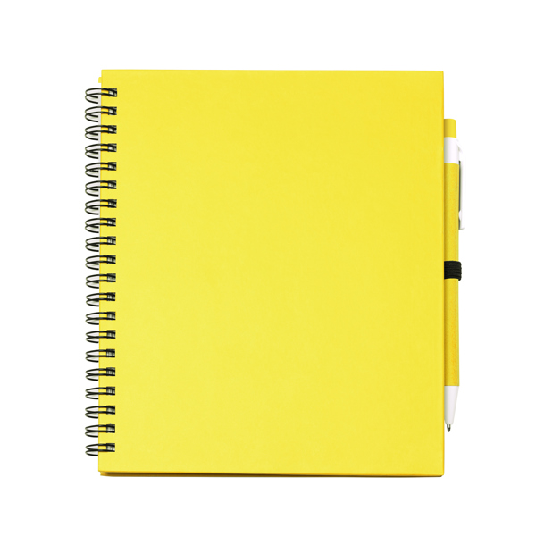 Блокнот Leynax с ручкой, жёлтый