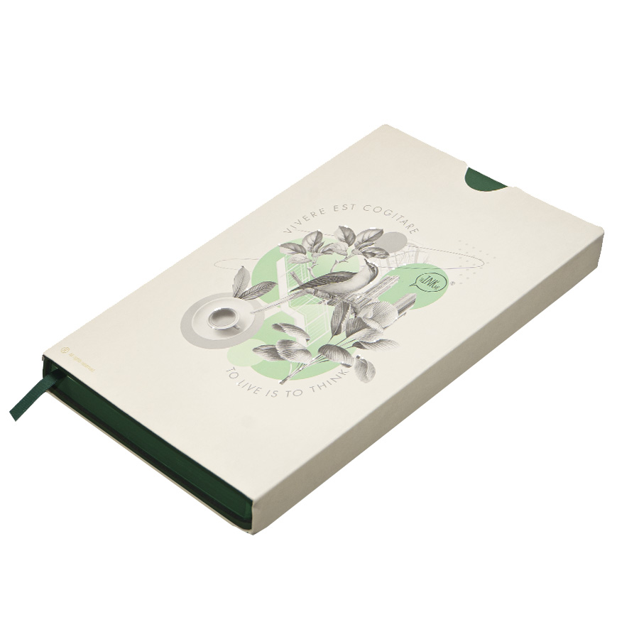 Бизнес-блокнот LADY, формат А5, зеленый, блок в клетку