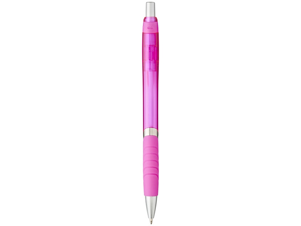 Шариковая ручка с резиновой накладкой Turbo, розовый