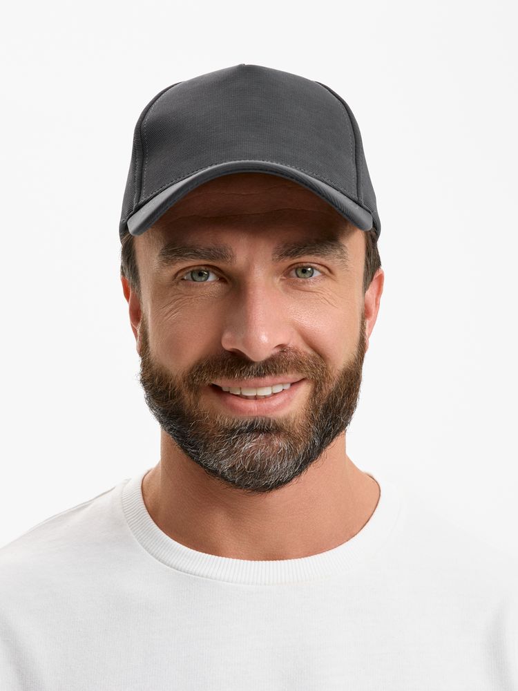 Бейсболка Yonkers, темно-серая Бейсболка Yonkers, темно-серая