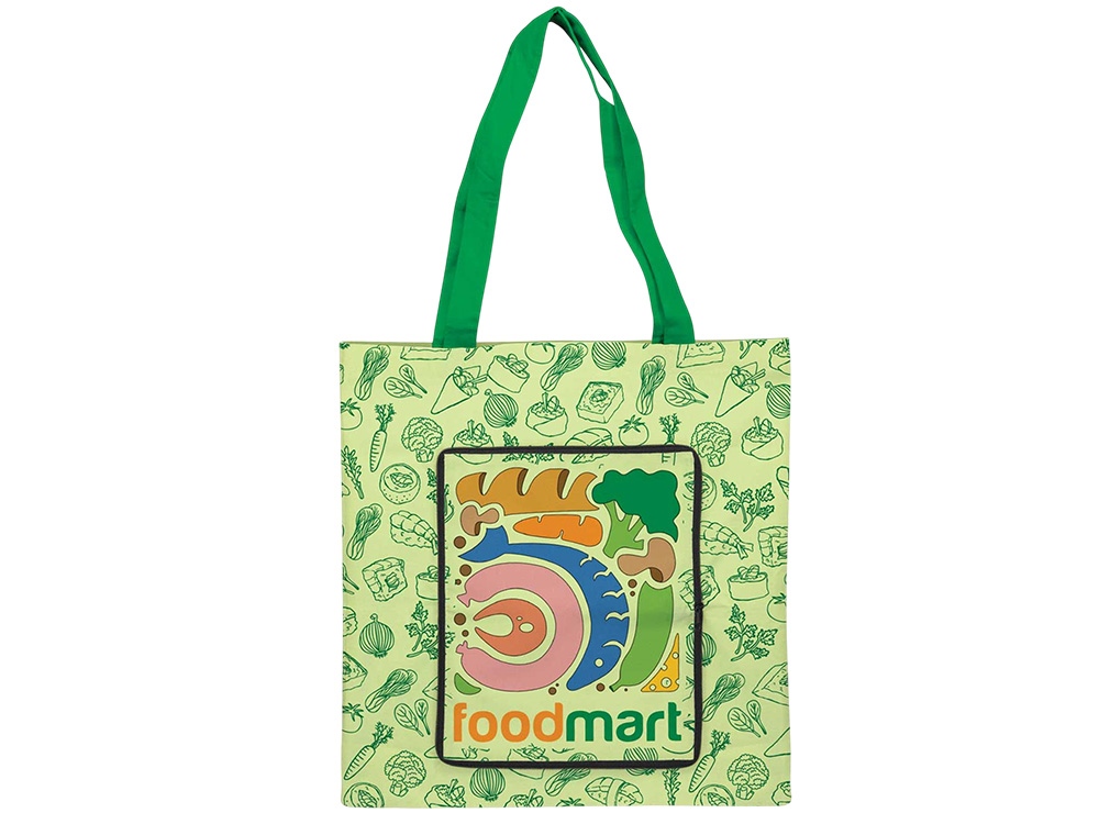 Складная сумка для шопинга с возможностью полноцветной печати