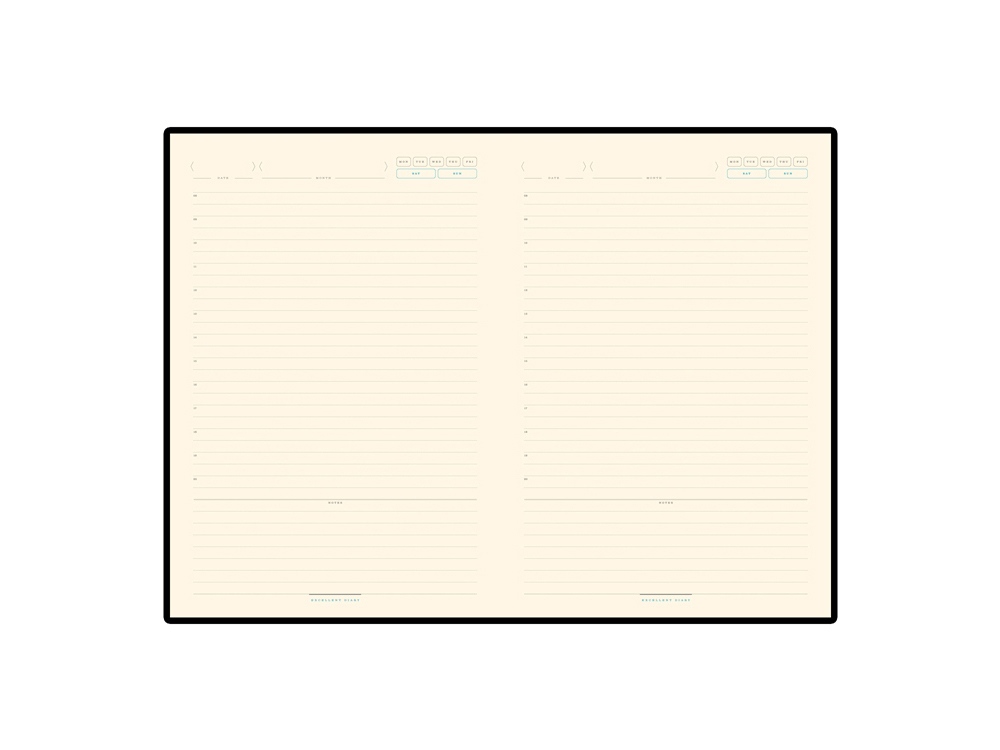 Ежедневник А5 недатированный Chelsea, оранжевый (золотистый кант и срез)