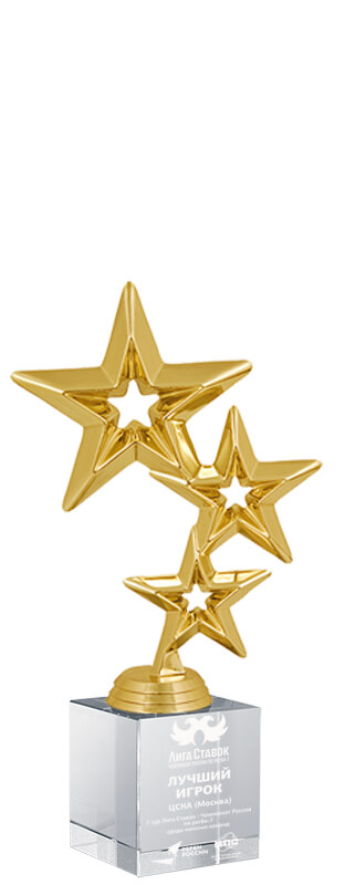 Награда Звезды с гравировкой