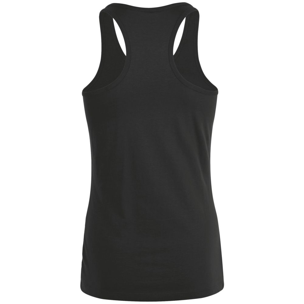 Майка женская Justin Women, черная Майка женская Justin Women, черная