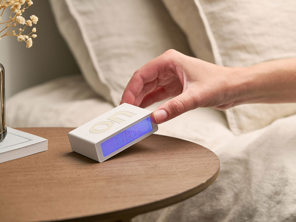 Часы настольные Flip Mini, белый