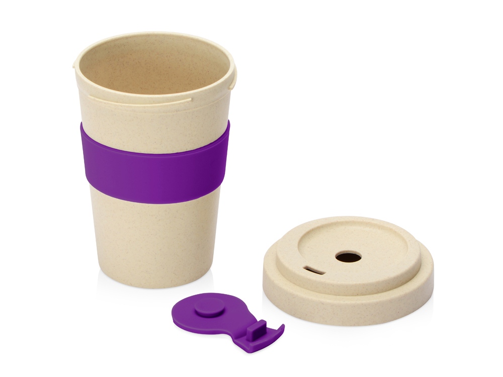 Стакан из пшеничного волокна Flava, фиолетовый 2603C