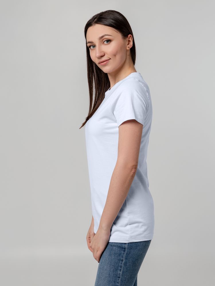 Футболка женская T-bolka Stretch Lady, белая (холодный оттенок) Футболка женская T-bolka Stretch Lady, белая (холодный оттенок)