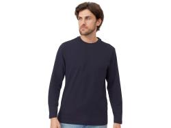 Футболка HD Fit с длинным рукавом, мужская темно-синий Футболка HD Fit с длинным рукавом, мужская темно-синий