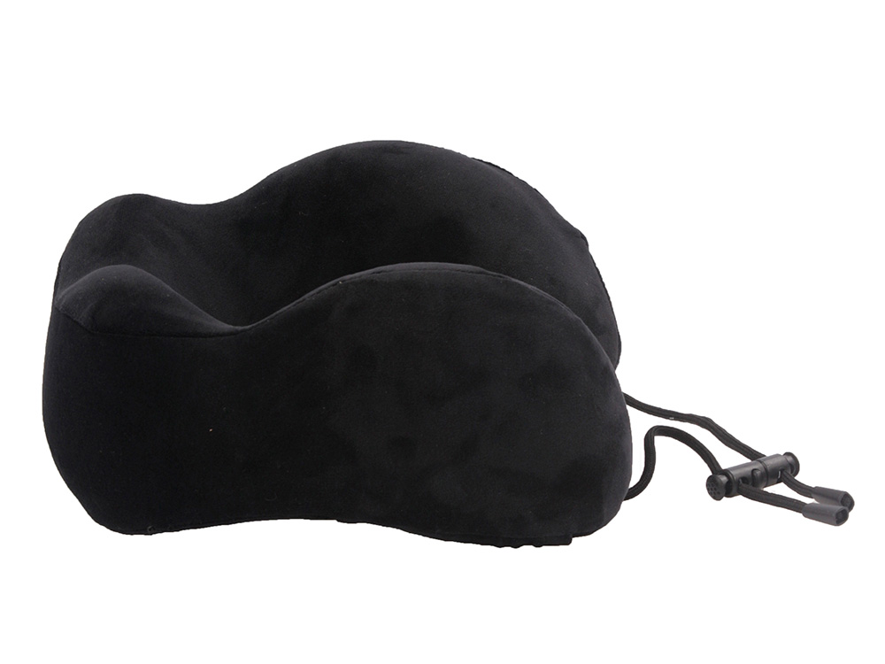 Подушка для путешествий с эффектом памяти Мемо Bluewinder Black
