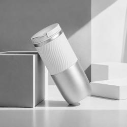Герметичная вакуумная термокружка Pillar,550 мл, серебристый (Р)