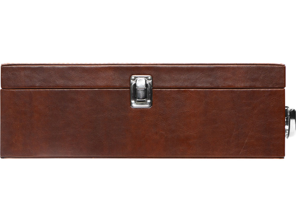 Винный набор в коробке, коричневый