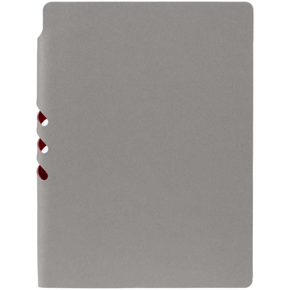 Ежедневник Flexpen, недатированный, серебристо-красный Ежедневник Flexpen, недатированный, серебристо-красный