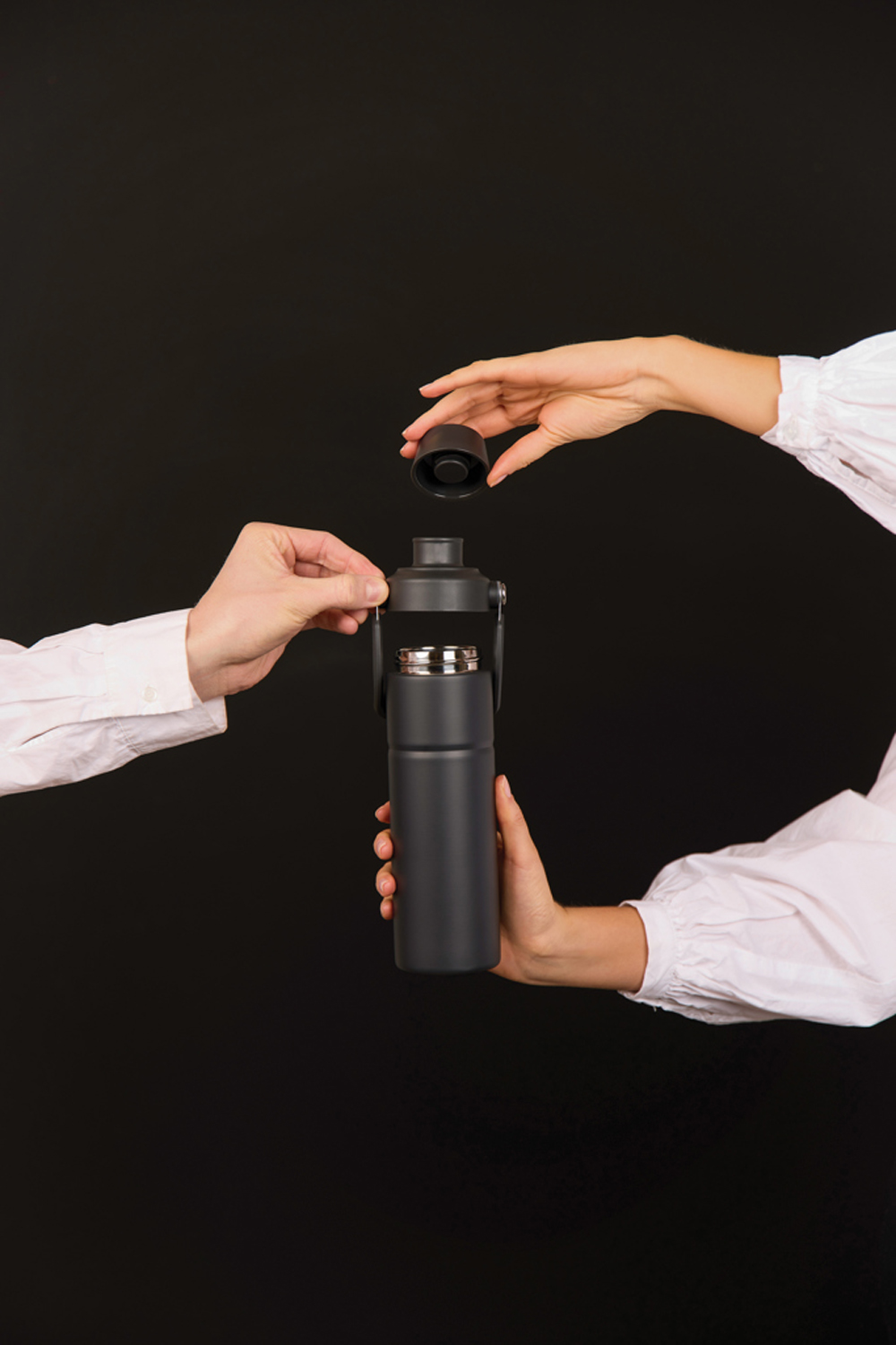 Термобутылка VINGA Baltimore Trek из переработанной стали RCS, 600 мл