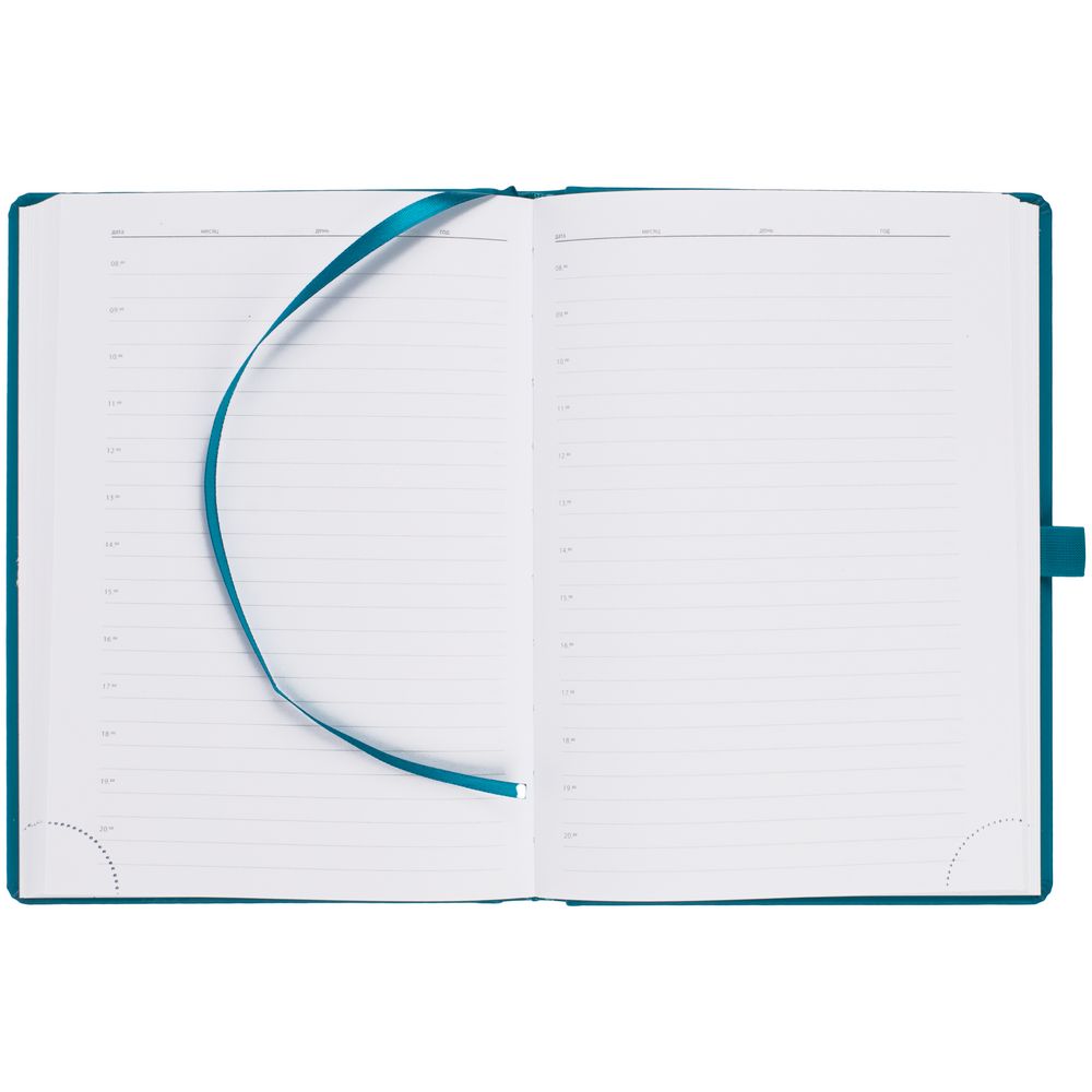 Ежедневник Favor, недатированный, бирюзовый Ежедневник Favor, недатированный, бирюзовый