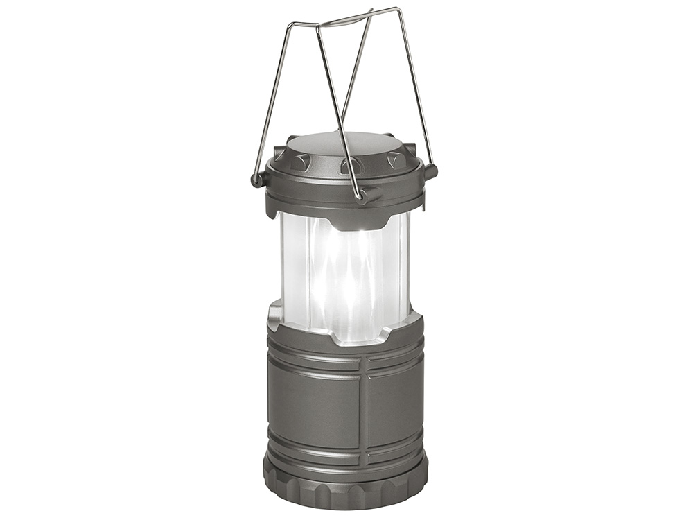 Туристический фонарь с эффектом пламени Beacon, серый