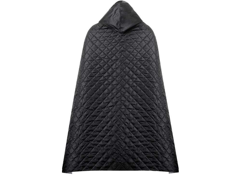 Пончо Cappy с капюшоном на липучке в мешке, черный