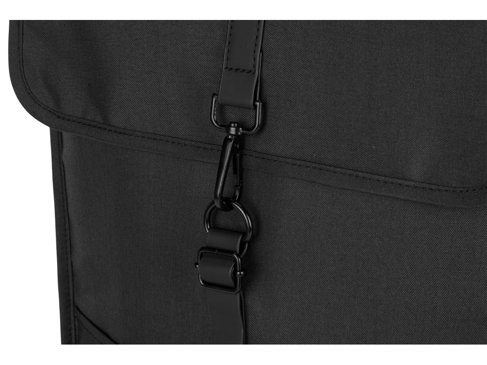 Рюкзак Rony из переработанного пластика, черный