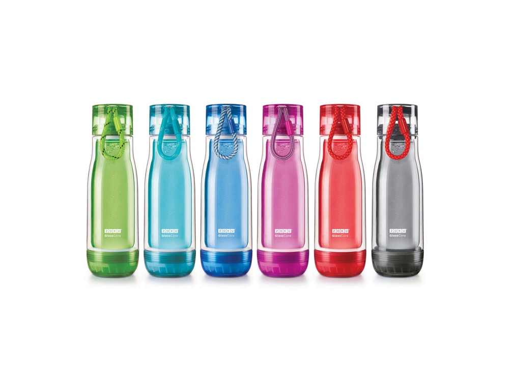 Бутылка Zoku 475 мл красная