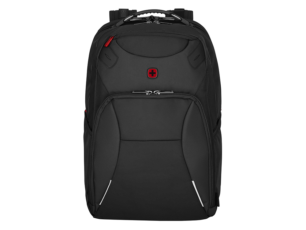 Рюкзак WENGER Cosmic 17, чёрный, переработанный ПЭТ/ПВХ/полиэстер, 34 x 23 x 49 см, 30 л