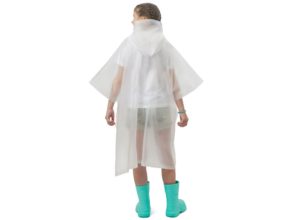 Пончо Hawaii c чехлом детский, белый