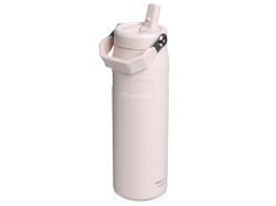 Бутылка для воды объемом 700 мл с откидной трубочкой Stanley IceFlow™ 2.0 - Light pink