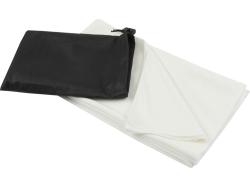 Lucas спортивное полотенце из переработанного полиэстера 70х140 см - Белый