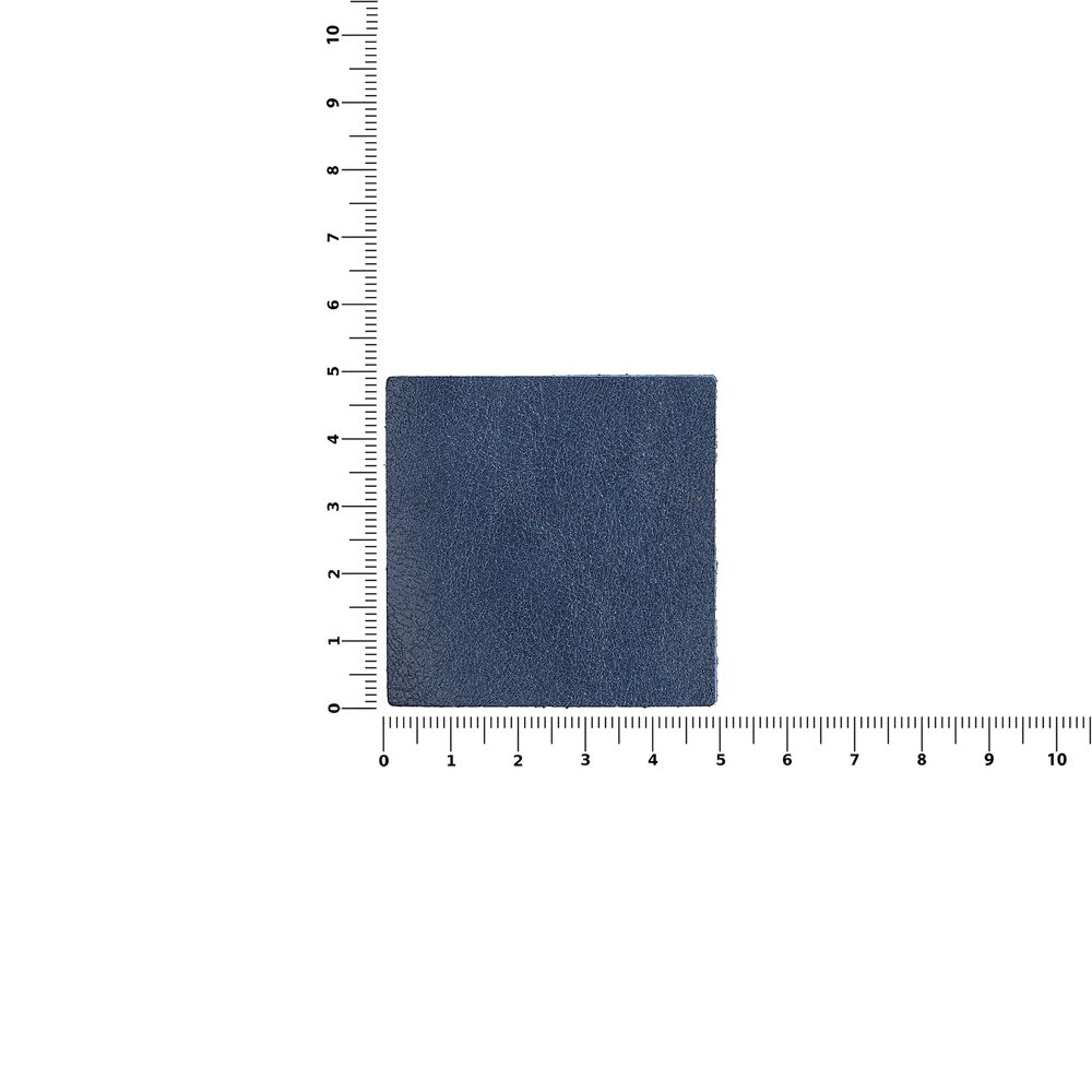 Лейбл кожаный Pasek, L, синий