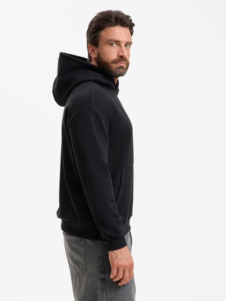 Худи унисекс оверсайз Daylero, черное Худи унисекс оверсайз Daylero, черное