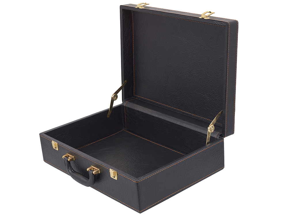 Дипломат подарочный, темно-коричневый