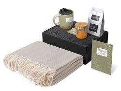 Подарочный набор Re:y. Nest с пледом, кружкой и вареньем Подарочный набор Re:y. Nest с пледом, кружкой и вареньем