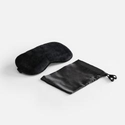 Двухстороняя маска для сна Veluto, черная Двухстороняя маска для сна Veluto, черная