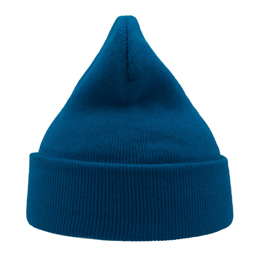 Шапка вязаная  двойная Wind с отворотом