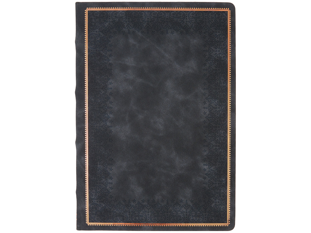 Ежедневник недатированный А4 Royal, черный с бронзовым срезом Ежедневник недатированный А4 Royal, черный с бронзовым срезом