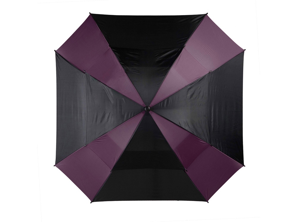 Зонт трость Helen, механический 30, черный/темно-лиловый
