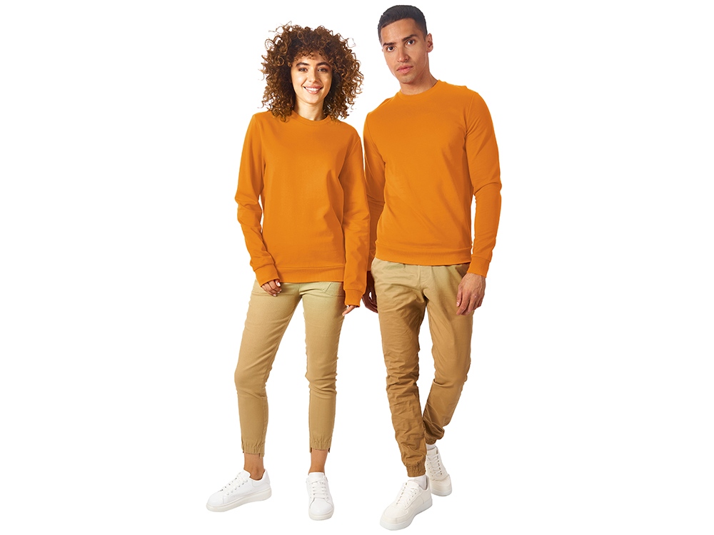 Свитшот Motion унисекс с начесом, оранжевый Свитшот Motion унисекс с начесом, оранжевый