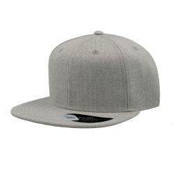 Бейсболка "SNAP BACK", 6 клиньев, серый меланж, 100% п/э,100% х/б, 400 гр/м2, пластиковая застежка Бейсболка "SNAP BACK", 6 клиньев, серый меланж, 100% п/э,100% х/б, 400 гр/м2, пластиковая застежка