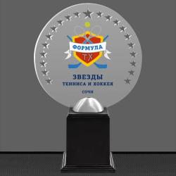 Акриловая награда с УФ печать