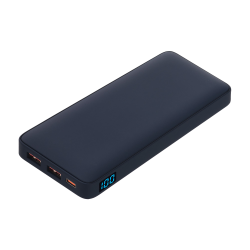 Внешний аккумулятор с подсветкой Ancor PD Plus 10000 mAh, синий Внешний аккумулятор с подсветкой Ancor PD Plus 10000 mAh, синий