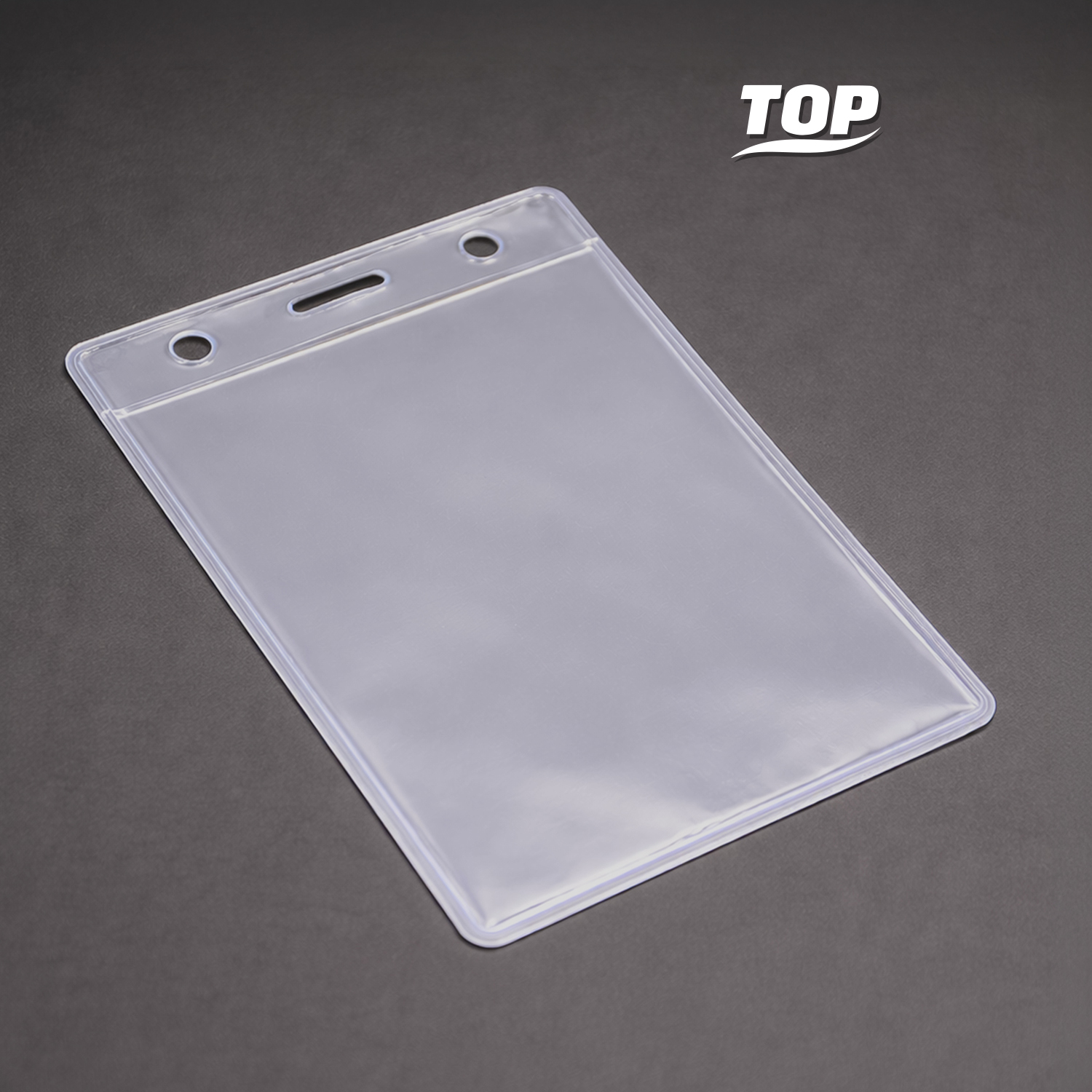 Карман для бейджа Track, вертикальный, 8х12,4см (прозрачный) Карман для бейджа Track, вертикальный, 8х12,4см (прозрачный)