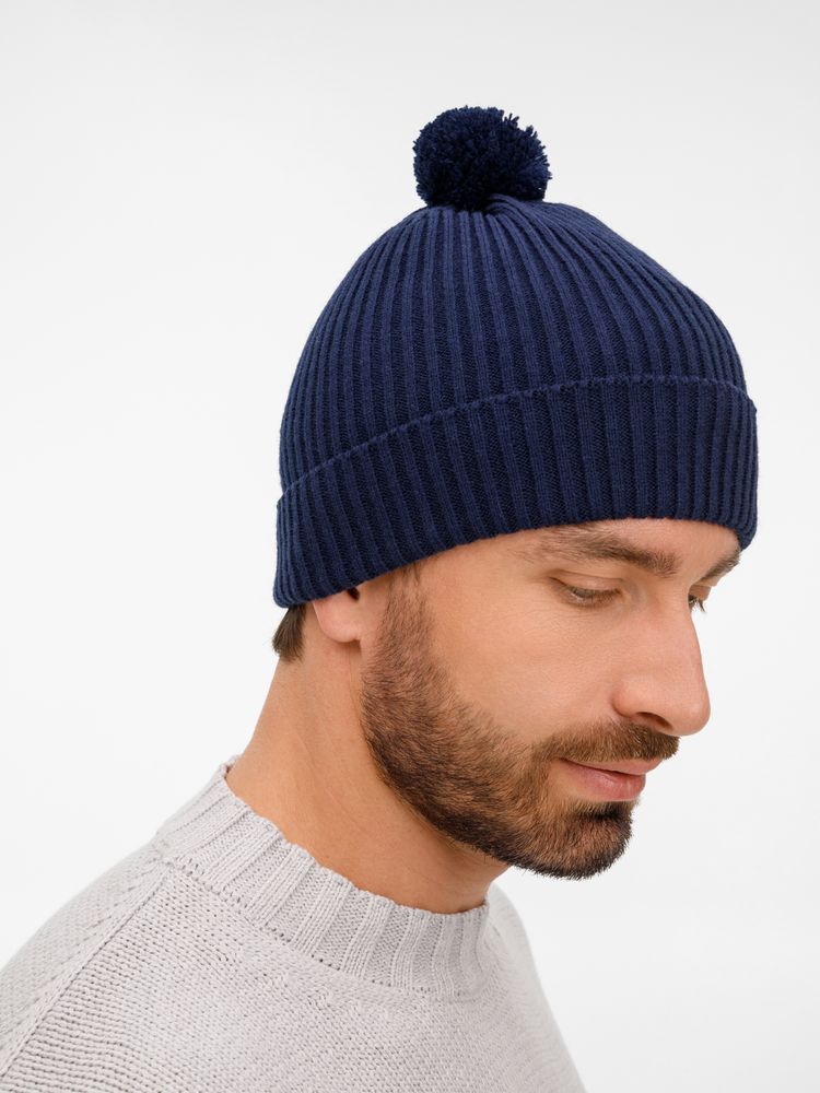 Шапка Catch Match, темно-синяя